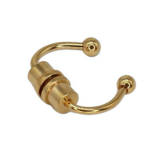 Nose-Ring Gold Magnetic Women's Piercings